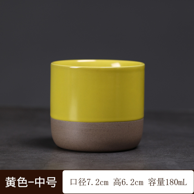 Two-tone cup-yellow-medium size