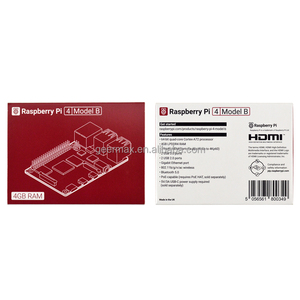 Stokta ahududu Pi 4B 4GB RAM DIY geliştirme panoları için orijinal yeni ahududu Pi 4 Model B 4G