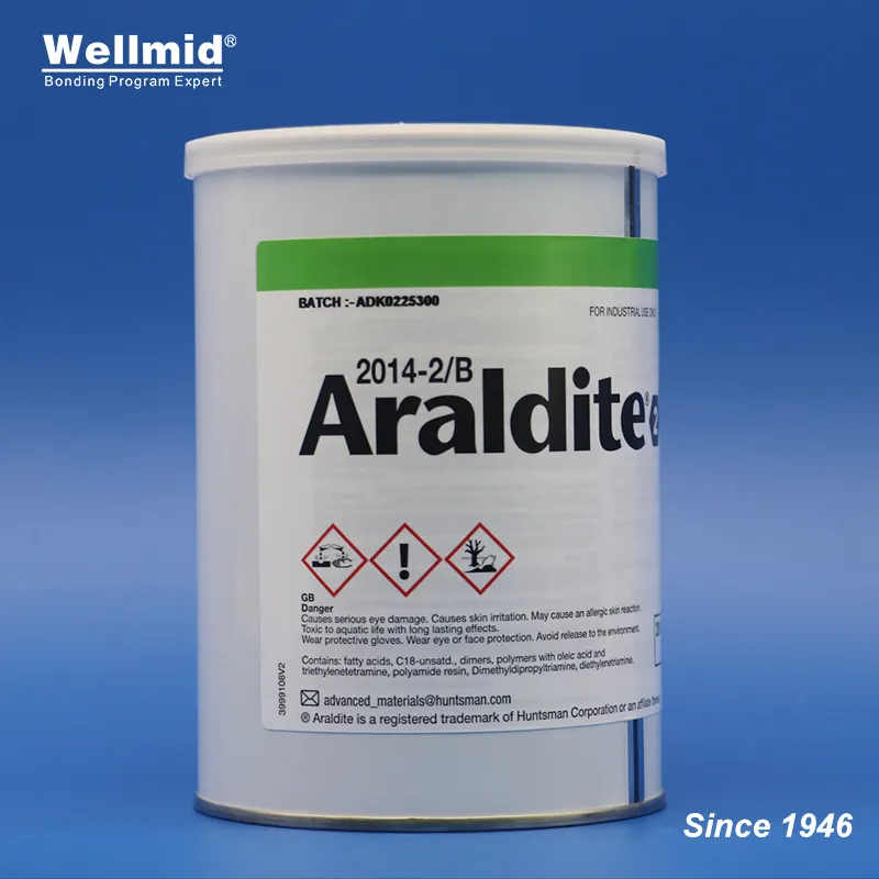 ARALDITE HARDENER 2014-2 B 0.67กก. สีเทาวางตัวแทนการบ่มสำหรับเรซินอีพ็อกซี่2014A ทนทานต่อน้ำและสารเคมีกาวที่ดี