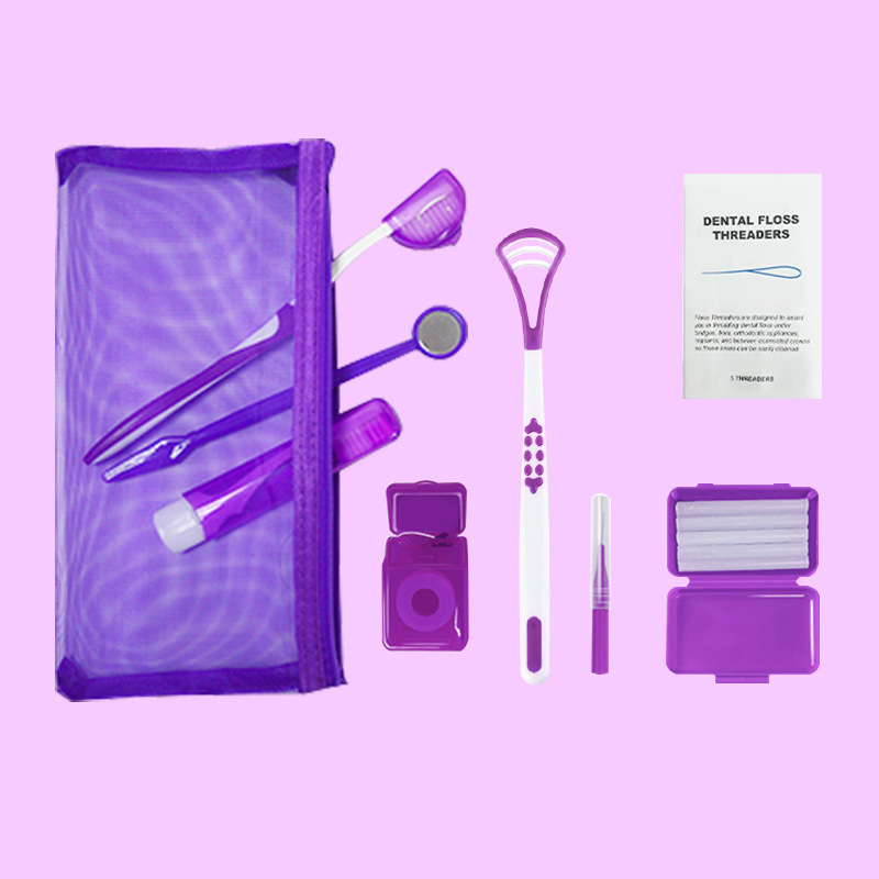 Sac en filet violet
