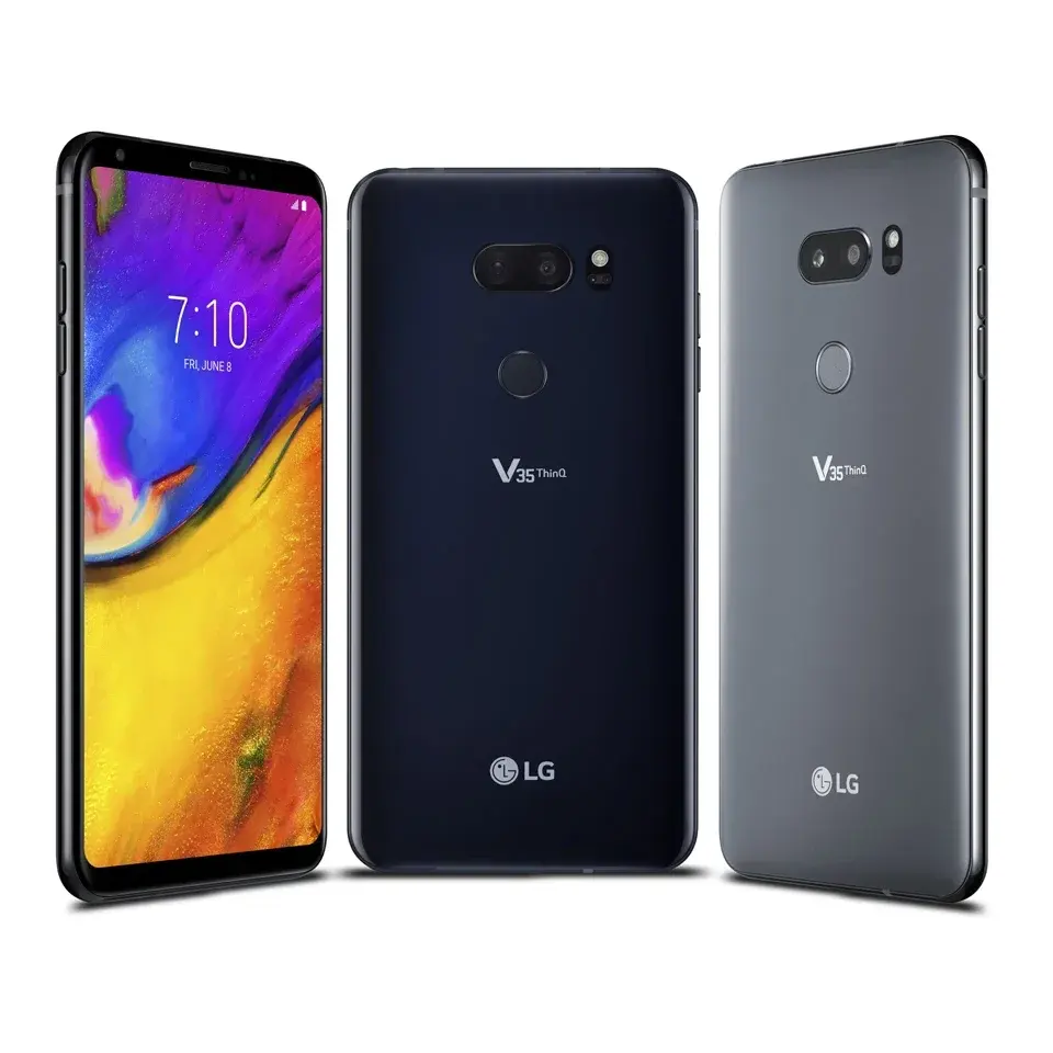 İkinci el cep telefonu Android ucuz kullanılan cep telefonları LG V35 ThinQ 6 inç 6GB RAM Uganda yenilenmiş 4G cep telefonu