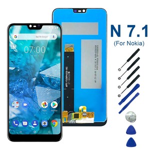 Pantalla LCD de 5,84 pulgadas para Nokia 7,1 con montaje de pantalla táctil, piezas de reparación de teléfonos móviles probadas y pasa el Control de calidad - Product Image 1