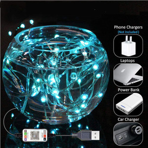 Urlaub Weihnachts baum Dekoration Beleuchtung Smartphone APP drahtlose Steuerung LED Lichterkette - Product Image 3