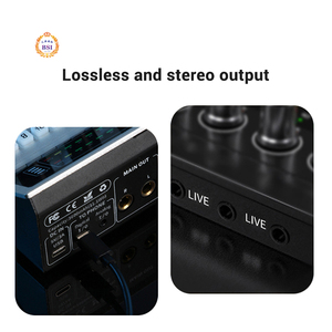 Digital Live Streaming Professional <strong>Audio</strong> Preocessor Sound Card <strong>Audio</strong> Mixer - Product Image 4