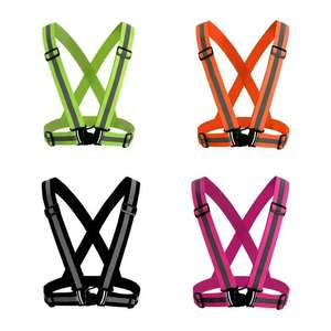 Customizable Logo <strong>Reflective</strong> Vest for Night Running Jogging Dog Walking <strong>LED</strong> Flash High Visibility Safety Gear Mesh Waterproof - Product Image 4