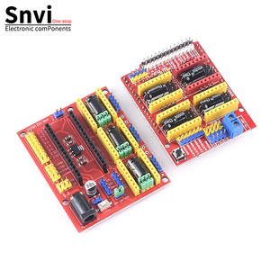 CNC 3D yazıcı parçaları Reprap kalkan V3 gravür makinesi Arduino geliştirme B için A4988 step Motor sürücü genişletme kartı