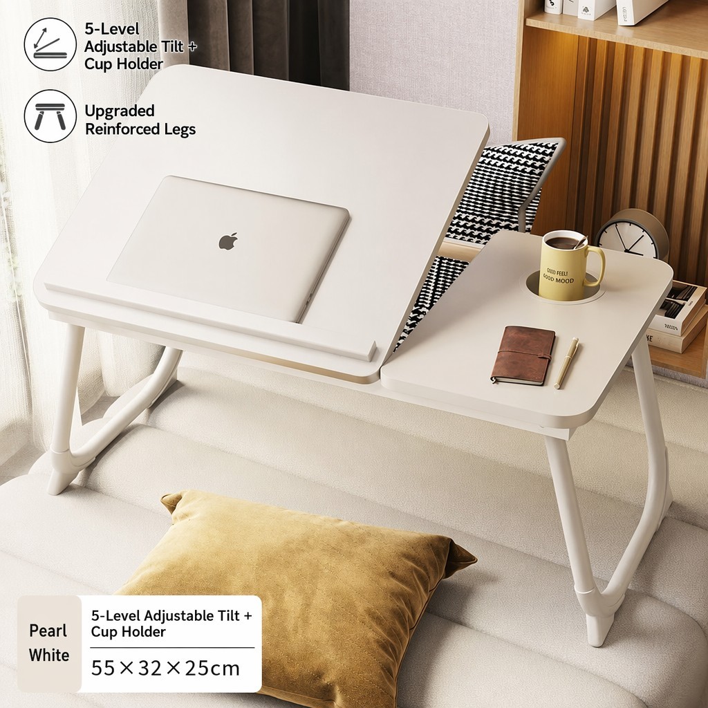 AB Pearl White Ajuste de cinco niveles + portavasos