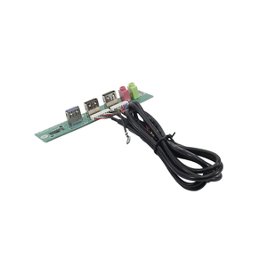 コンピュータ3 * USB2.0フロントパネル延長ケーブルPCBプリント回路基板オーディオ入出力エクステンダーワイヤー - Product Image 3