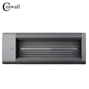 Coswall เต้ารับติดพื้นผิวแบบพรีเมี่ยม3ทางพร้อมเบ้าเสียบผนังอะลูมิเนียมแบบรีดขึ้นรูปสวิตช์คอมโบเท่านั้น - Product Image 2