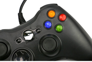 PC bağlantısı için titreşim motoru sınır ötesi tercih edilen oyun Joystick ile Xbox360 kablolu USB denetleyicisi - Product Image 2