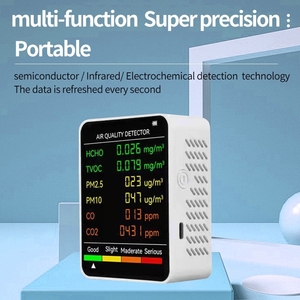 Monitor OLED de calidad del aire para interiores, Detector PM2.5/PM10, Control de aplicación Android, fuente de energía eléctrica para coche doméstico - Product Image 5
