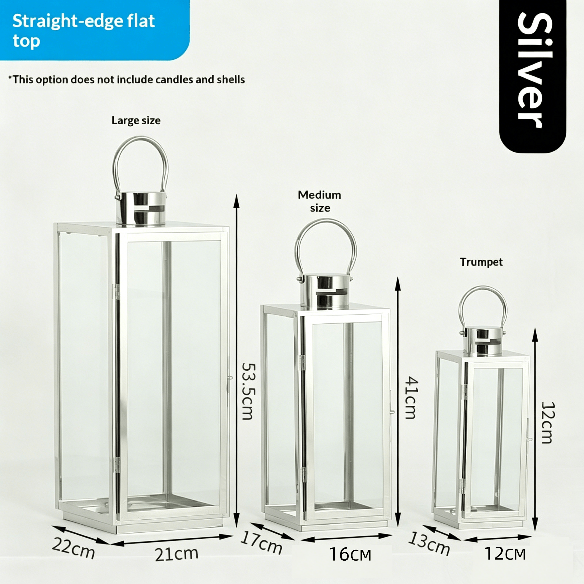 Ensemble argenté 3 pièces