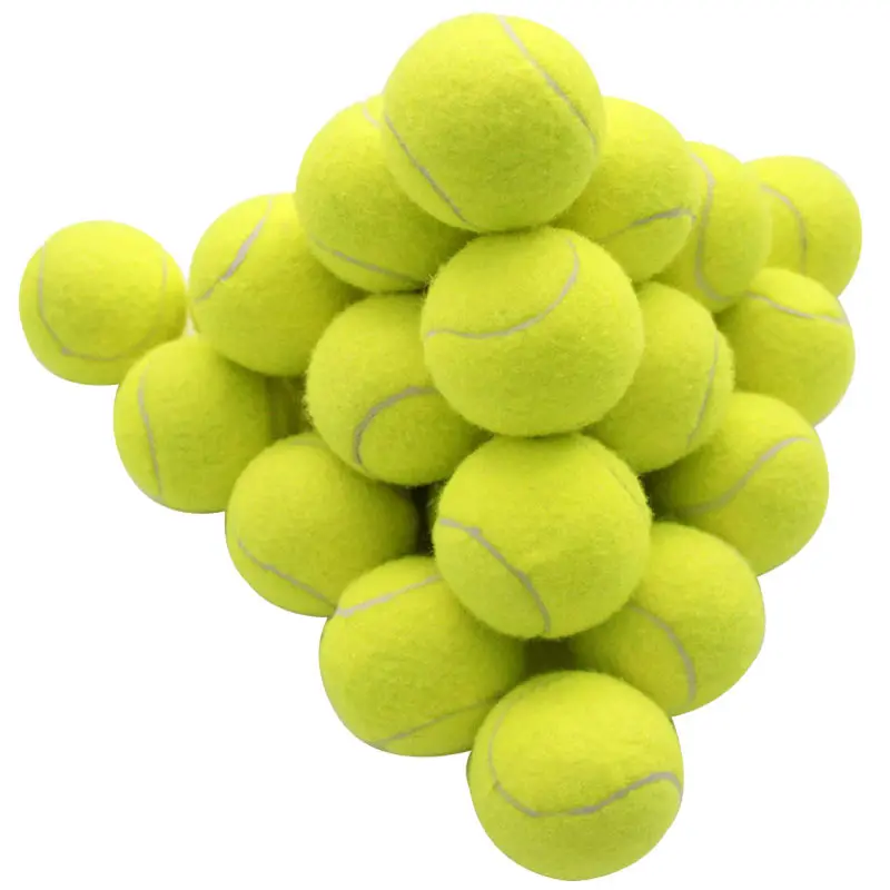 Elastische Rubberen Tennisbal Hoge Veerkracht Duurzaam Tennis Praktijk Bal School Club Concurrentie Training Custom Logo Gedrukt