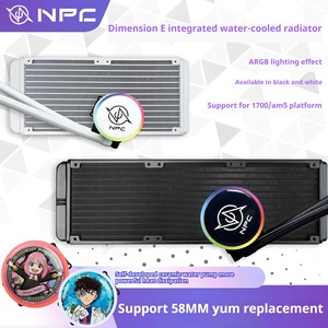 NPC <strong>Computer</strong> Water Cooling 240/360 CPU Fan Cooler Can Be Replaced to <strong>Make</strong> <strong>a</strong> Replacement Cold Head Display Cpu Cooler Fan - Product Image 4