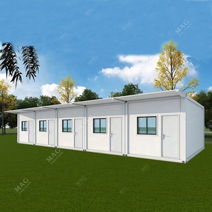 Casa contenedor prefabricada edificio modular estructura de acero