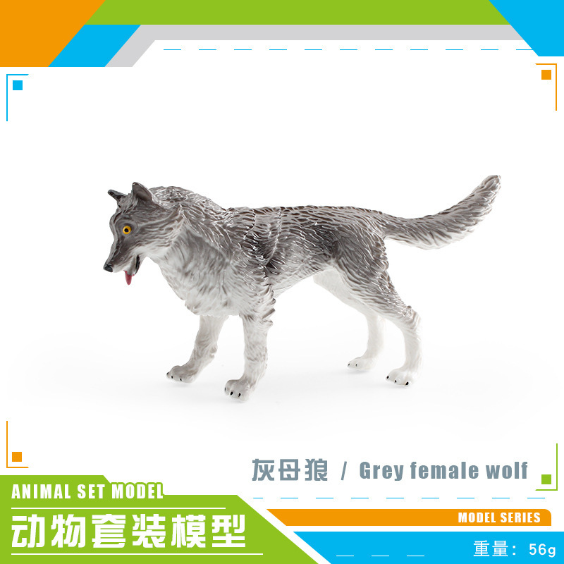 colorato PL127-2264 Lupo grigio 56g