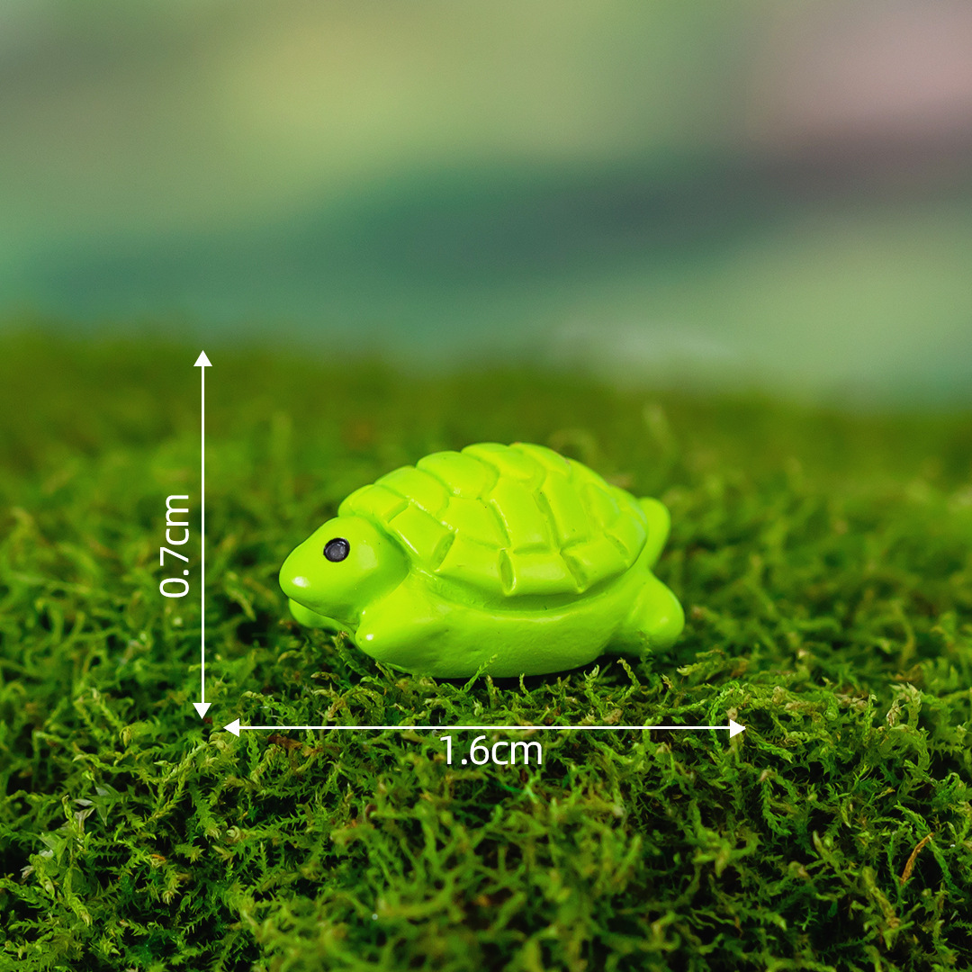 colorful Little Green Turtle No. 13
