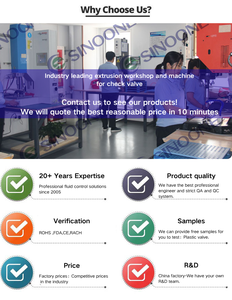 Sinoone nhỏ lỗ hose barb In-Line khớp nối cơ thể nam chèn nữ nhựa nhanh chóng ngắt kết nối phụ kiện với van kiểm tra - Product Image 3