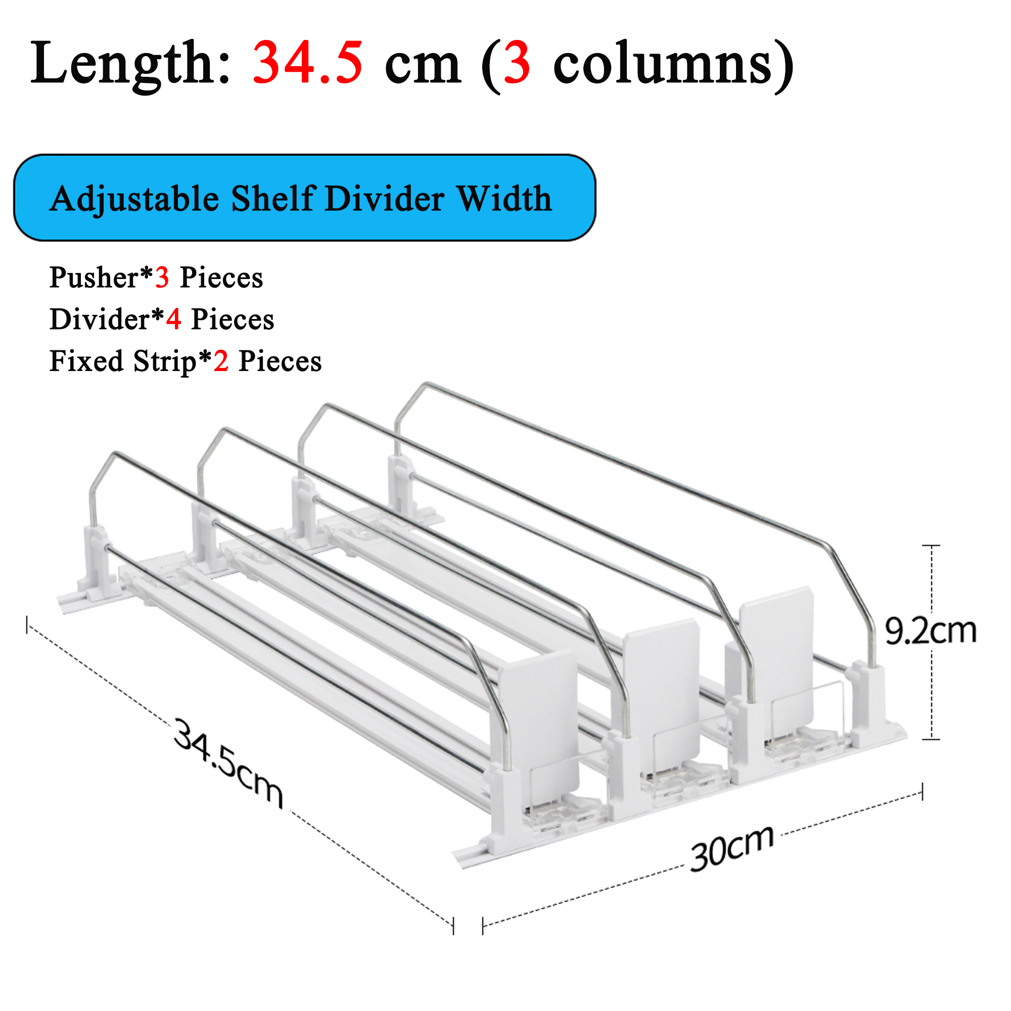345*300*92MM (3 Columns)