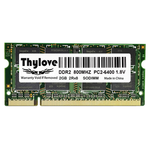 Thglove <strong>Memory</strong> RAM <strong>DDR2</strong> Notebook 2GB 800Mhz RAM PC2-5300s <strong>DDR2</strong> 2GB Notebook RAM 1.8V - Product Image 1