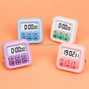 Carino Cubo Magnetico timer per Bambini di Produttività timer Mini display Lcd Elettronico Digitale Cucina Gestione del Tempo - Product Image 2
