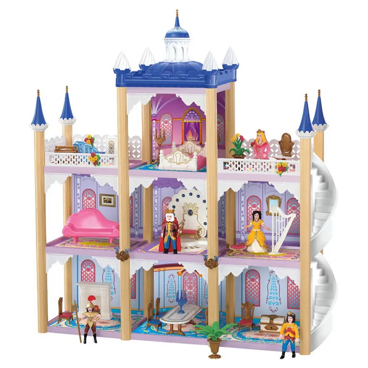 Товары 2021 новые игрушки игровой домик для девочек кукольный домик для детей DIY Villa по оптовой и заводской цене