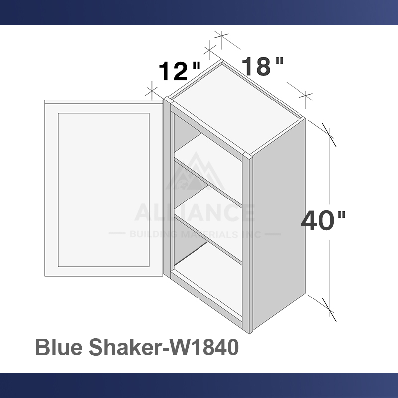 H Blue Shaker-W1840
