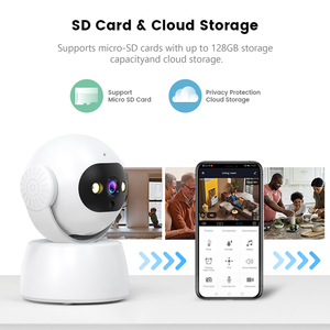 Tuya Indoor WiFi <strong>Camera</strong> PTZ 360 Degree 3MP CMOS <strong>Sensor</strong> Two-Way Audio <strong>with</strong> Micro SD <strong>Memory</strong> Card Slot Cloud Storage - Product Image 6