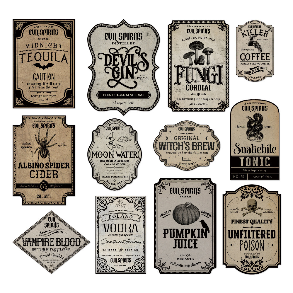 Lot d'autocollants 12 feuilles dans un paquet