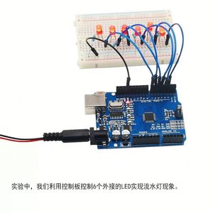 Scheda di sviluppo UNO-R3 CH340 con microcontrollore Atmega328P per Arduino ICs - Product Image 2