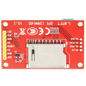1,8-Zoll-TFT-Farbbildschirm-LCD-Anzeigemodul Treiber IC ST7735S-Schnittstelle SPI 128*160 LCD-Modul für Arduino-Kits