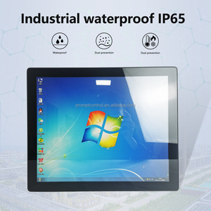 Monitor industrial multitáctil de 17 pulgadas PCT, pantalla táctil capacitiva montada en la pared integrada, Panel industrial PC para gabinete - Product Image 2