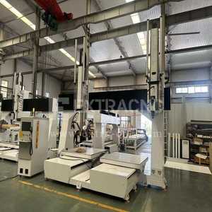 Enrutador CNC de mesa doble, máquina enrutadora de madera CNC de 4 ejes, máquina de grabado para madera acrílica - Product Image 1