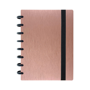 Anello di espansione per notebook con anello rilegato a disco in plastica A5 personalizzato, taccuino con raccoglitore a dischi a fungo, taccuino aziendale - Product Image 5