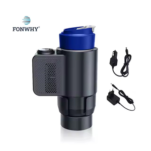 Fonwhy Custom 2 in 1 Stainless Steel <strong>Auto</strong> Travel <strong>12v</strong> Electric Quick Cooler Portable Heating and Cooling Drinks Car <strong>Cup</strong> Holder - Product Image 1