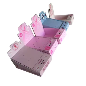 Promosyon için fabrika özel katlanabilir oluklu karton lolipop ekran kutusu bağış ve şeker sayacı raf kullanımı - Product Image 3