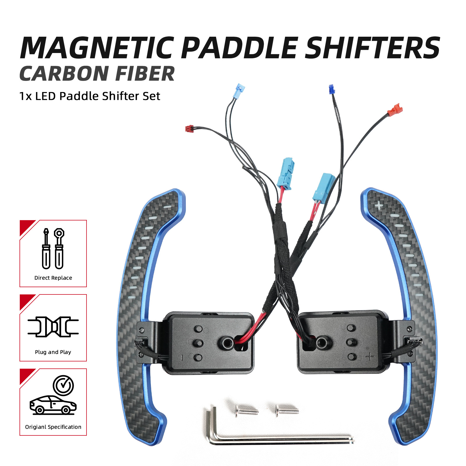 LED: Blue Aluminum Alloy Backside