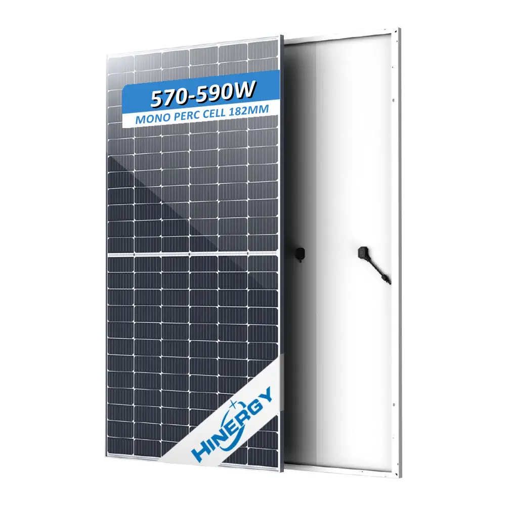 Hinergy M10 PERC Mono Módulo PV fotovoltaica Painel Solar 580w 590w 600 w Painel Solar de 600 watts