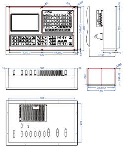 Controlador de torneado CNC de 5 ejes Torno Panel de control CNC 1000TC es adecuado para las especificaciones de la máquina de torno CNC - Product Image 4