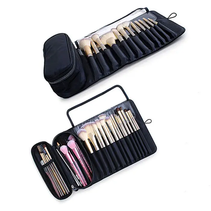 Custom Make-Up Borstel Pouch Travel Case Houder Make Up Makeup Brush Organizer Case Reizen Cosmetische Tas Make-Up Borstel Pouch Roll tas