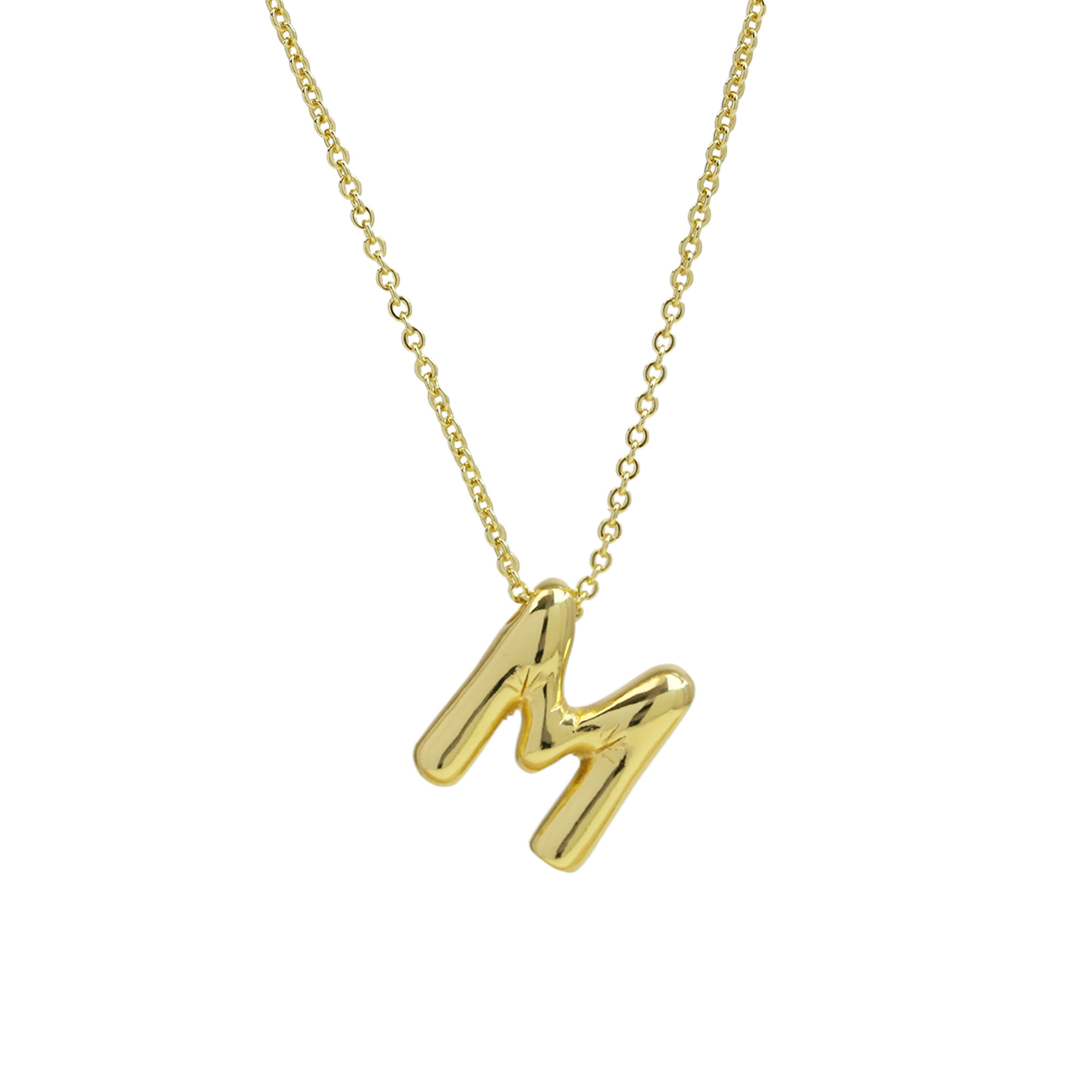 Letter M Necklace