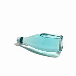 批发330毫升透明玻璃酒瓶矿泉水玻璃果汁包装瓶带铝盖 - Product Image 6