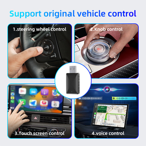 Adaptador inalámbrico 2 en 1 inteligente sin cable para iOS 10/+ iPhone 6/+ Android 11/+ Soporte OEM ODM Actualización en línea - Product Image 5