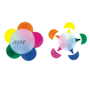 4 trong 1 đa chức năng <span class=keywords><strong>Highlighter</strong></span> Pen Pocket khuyến mại Snowman Shaped huỳnh quang bút với bàn chải bàn phím - Product Image 2