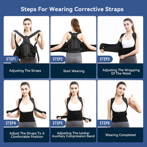 2024 nóng bán tùy chỉnh điều chỉnh trở lại tư thế Corrector Vai tư thế Corrector cho phụ nữ và nam giới - Product Image 6