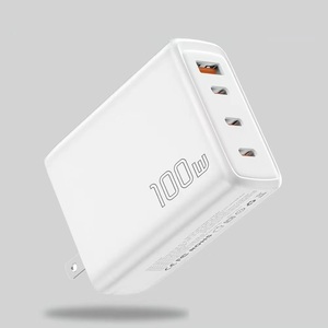 Universal Type-C Gan 100W Fast Charging Wall Charger with <strong>Multiple</strong> <strong>USB</strong> 100W <strong>Output</strong> <strong>Power</strong> for Charging Laptops and Mobile Phones - Product Image 1