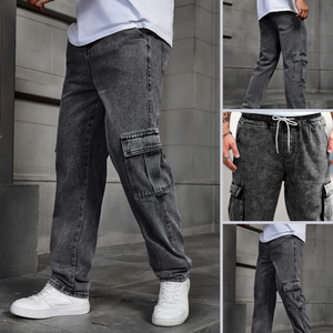 Erkek orta bel taktik pantolon yırtılmaz kargo iş <span class=keywords><strong>Capris</strong></span> 9 cepler ile su geçirmez nefes yürüyüş için inşaat