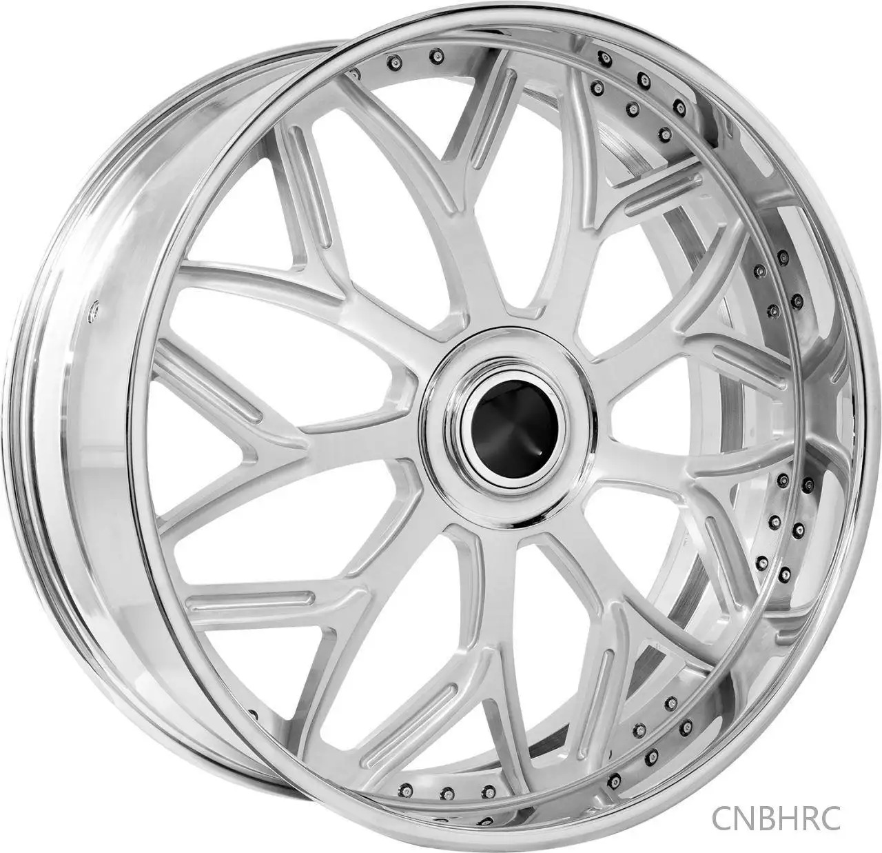 Pièces automobiles jante de roue sport chrome forgé Support personnalisé