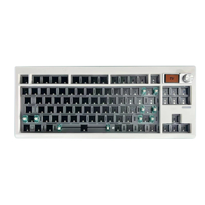 Teclado mecánico GMK87 con perilla VIA-Programable BT/2,4 Ghz/Tipo-C RGB Estructura de junta retroiluminada Kit de teclado intercambiable en caliente - Product Image 2