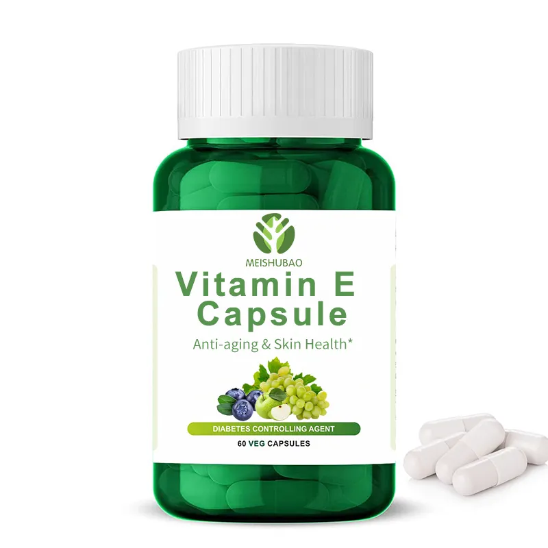 Cápsulas de vitamina E, pastillas de suplemento de vitamina E antioxidante, vitamina E para blanqueamiento de la piel, venta al por mayor